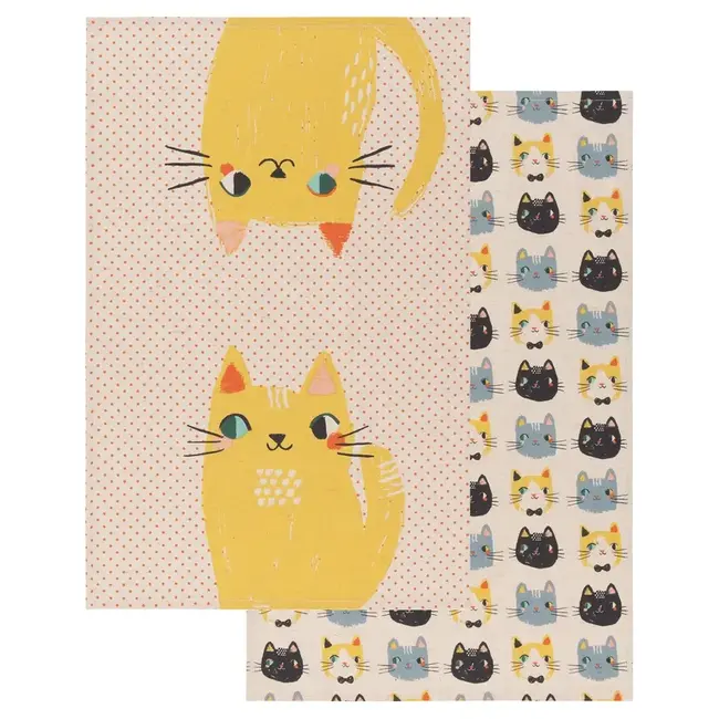 Danica now designs Kitchen Towels Meow Meow