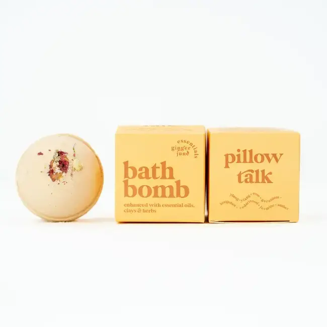 Ginger June Candle Co Botanical Bath Bomb - Pillow Talk