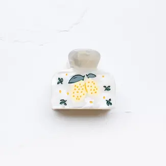 Tiepology Lemon Tree in Bloom Hair Claw Clip