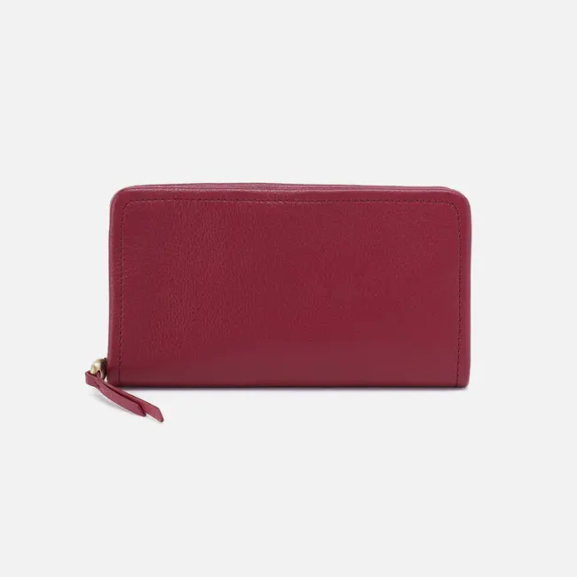 Hobo Cass Large Wallet-Wine