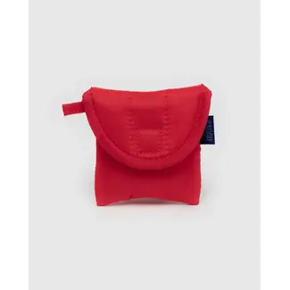 Baggu Puffy Earbuds Case - Candy Apple