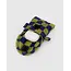 Baggu Puffy Earbuds Case - Pear Navy Check