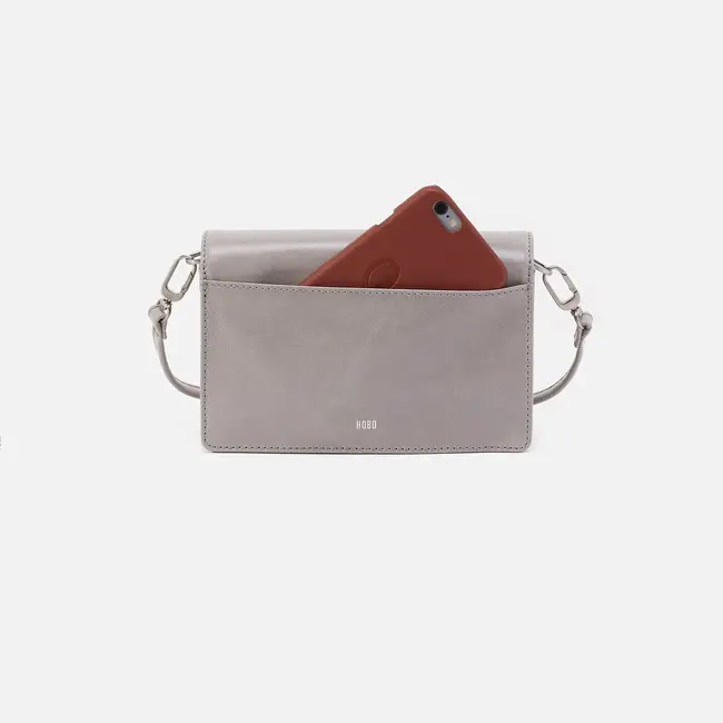 Hobo Jill Phone Crossbody-Light Grey