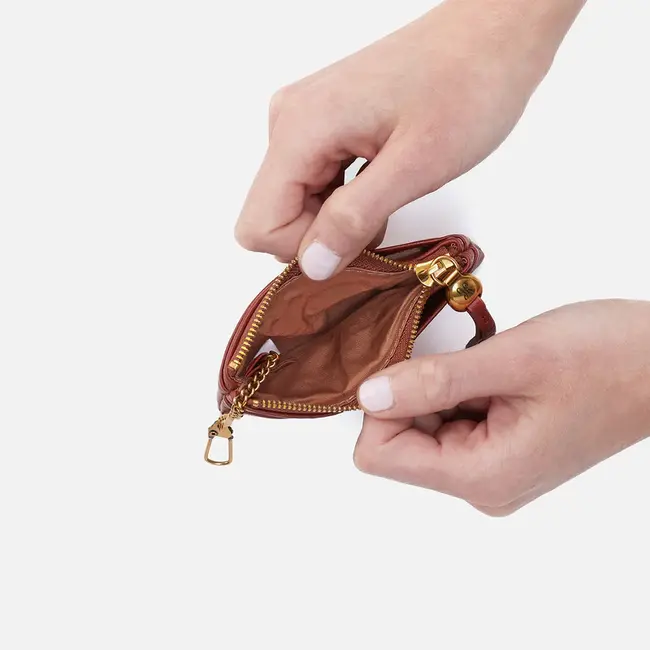 Hobo Lumen Card Case-Rust