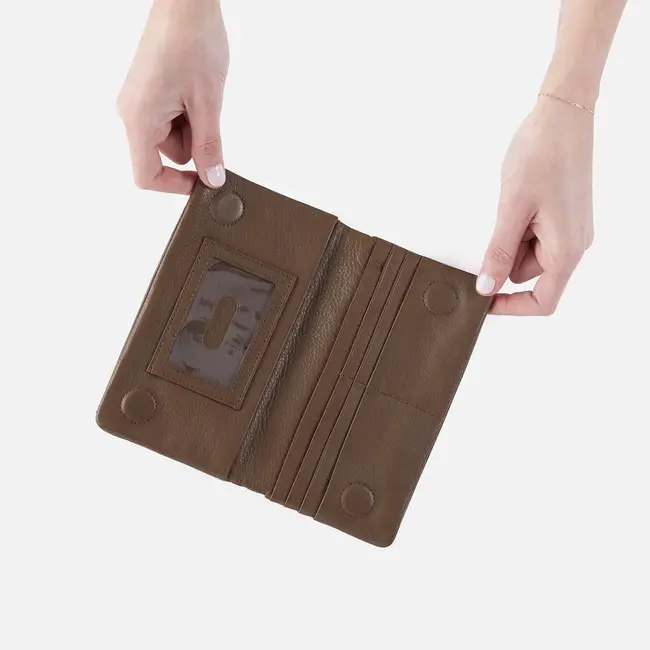 Hobo Lumen Continental Wallet-Dark Elm