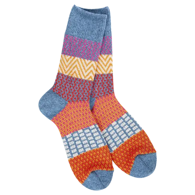 Crescent Sock Company Denim Block - Weekend Collection Socks