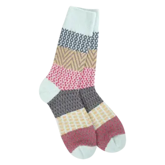 Crescent Sock Company Weekend Collection  Boho Color Block