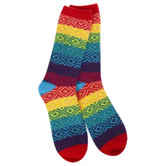 Crescent Sock Company Rainbow Multi - Weekend Collection Socks