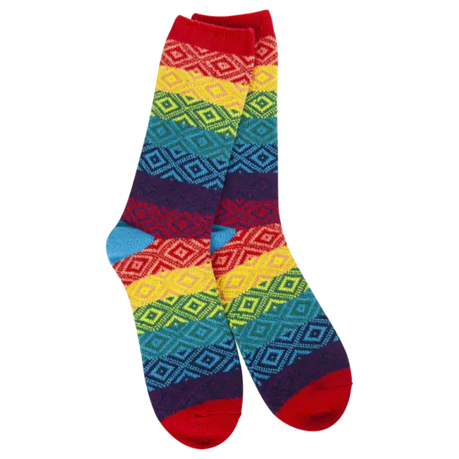 Crescent Sock Company Rainbow Multi - Weekend Collection Socks