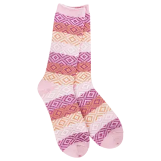 Crescent Sock Company Pink Multi - Weekend Collection Socks