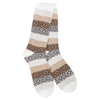 Crescent Sock Company Chocolate Multi - Weekend Collection Socks