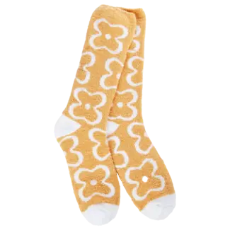 Crescent Sock Company Flower Amber - Cozy Collection Socks