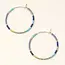 Scout Miyuki Small Hoop - Cobalt Multi/Gold