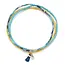Scout Chromacolor Miyuki Bracelet Trio- Cobalt Multi/Gold