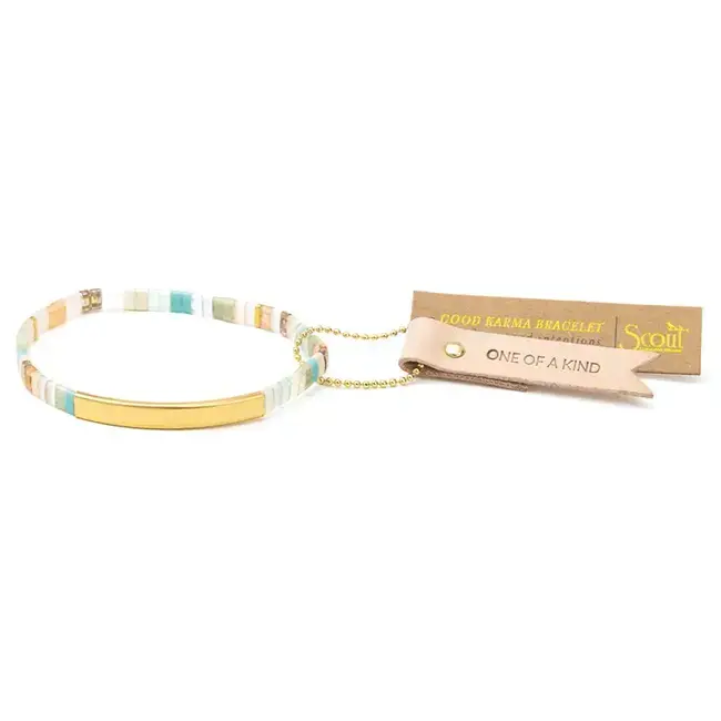 Scout Good Karma Miyuki - One of a Kind Mint/Peach/Gold