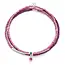 Scout Tonal Chromacolor Bracelet Trio - Fuchsia/Silver