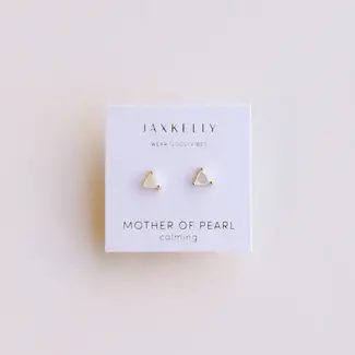 JaxKelly Earrings Mini Energy Mother of Pearl