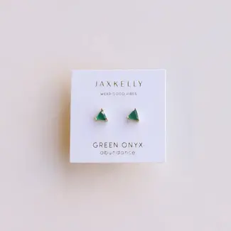 JaxKelly Mini Energy Gem- Green Onyx