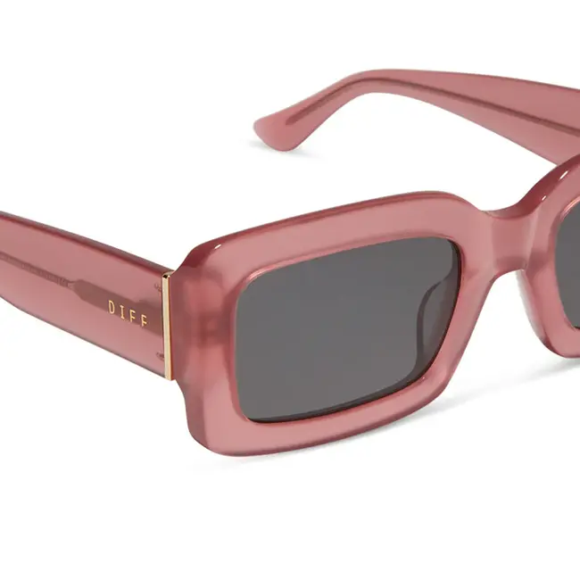 Diff Eyewear Indy - Guava + Grey