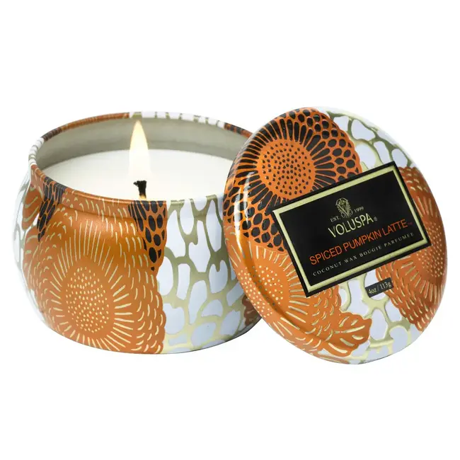 Voluspa Spiced Pumpkin Latte Mini Tin