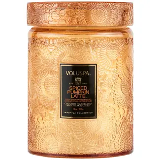 Voluspa Spiced Pumpkin Latte Large Glass