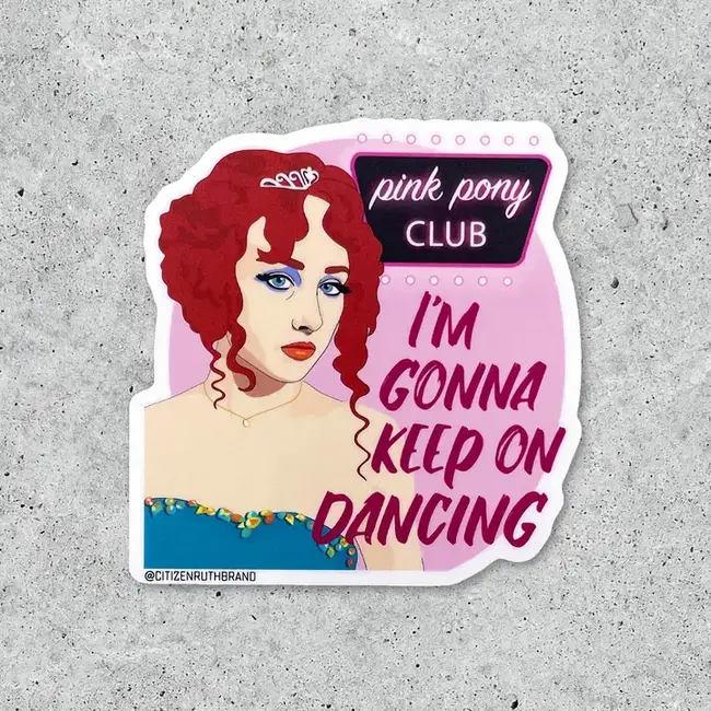 Citizen Ruth Pink Pony Club - Sticker