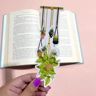 Bloomwolf Studio Hanging Plants Bookmark