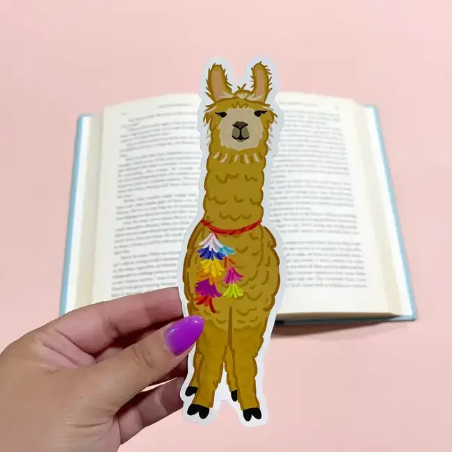 Bloomwolf Studio Llama Bookmark