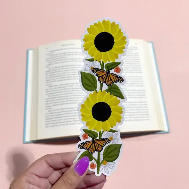 Bloomwolf Studio Sunflowers Bookmark