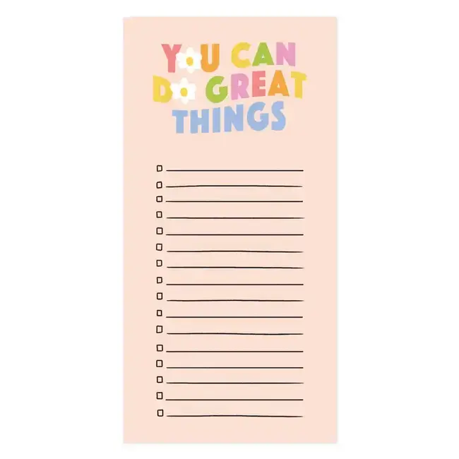 Bloomwolf Studio You Can Do Great Things Notepad