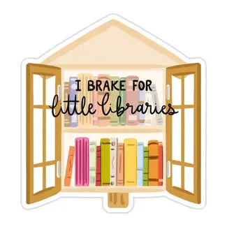 Bloomwolf Studio Little Libraries - Sticker