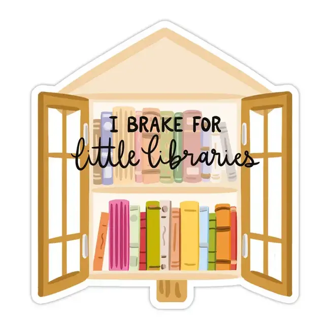 Bloomwolf Studio Little Libraries - Sticker