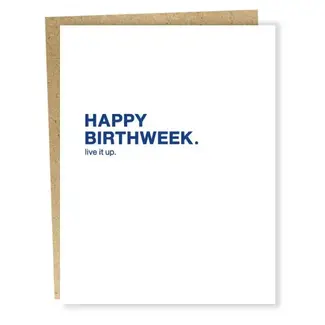 Sapling Press Birthweek Card