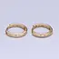 GF Medium Dainty Gold Hoop Earrings