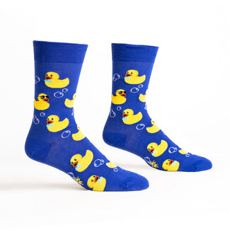 Sock it to Me Mens Crew - Rubber Duckie