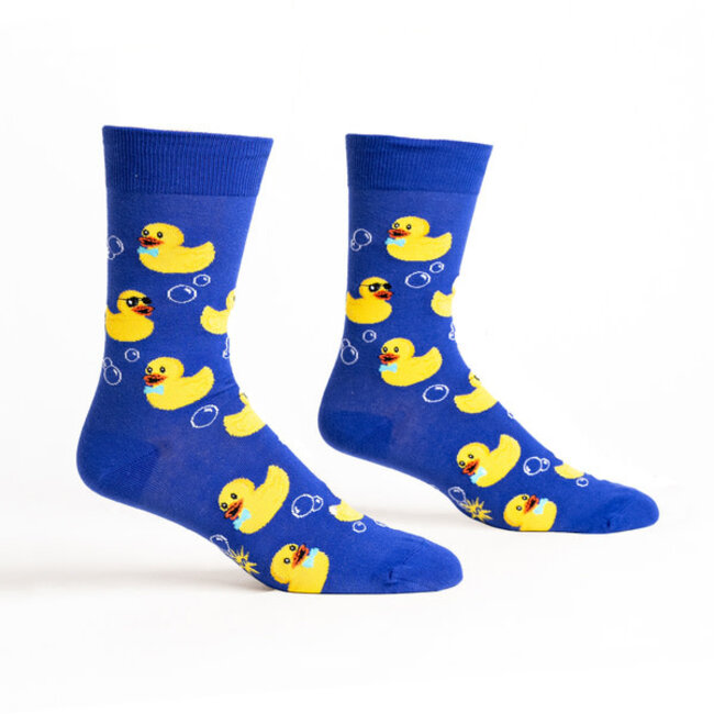 Sock it to Me Mens Crew - Rubber Duckie