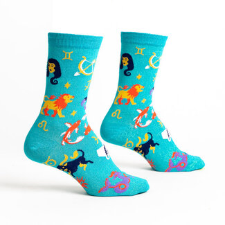 Sock it to Me Womens Crew - What's Your Sign?