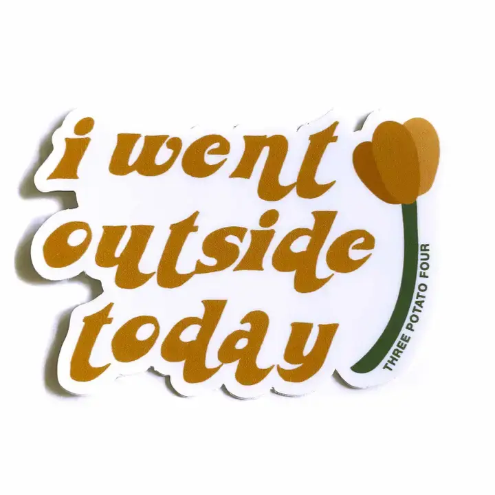 Sticker - I Went Outside Today - Tumbleweed Shop & Studio