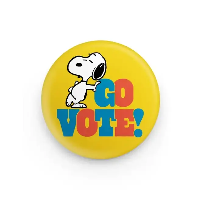 Three Potato Four Button - Snoopy Go Vote