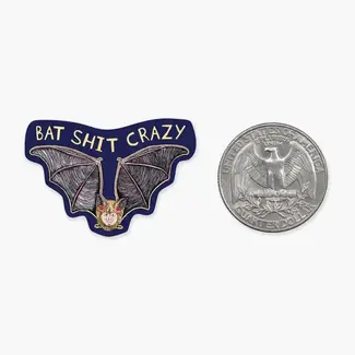 Nice Enough Stickers Mini Bat Shit Crazy