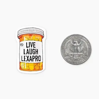 Nice Enough Stickers Mini Sticker- Lexapro