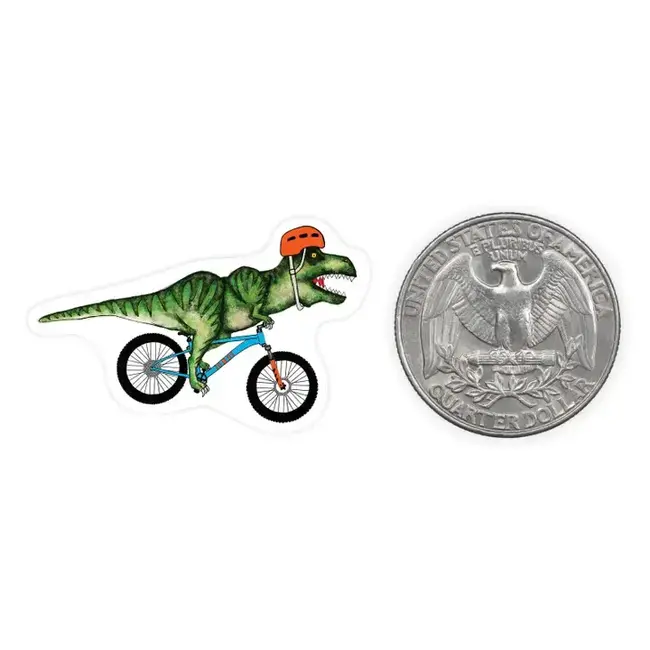 Nice Enough Stickers Rex Bike - Mini Sticker