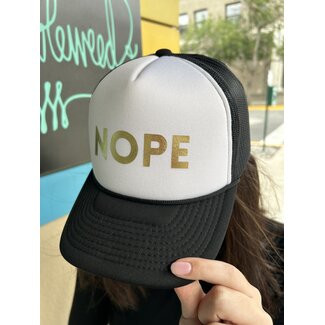 Arie B Designs Black/White/Gold NOPE M/L
