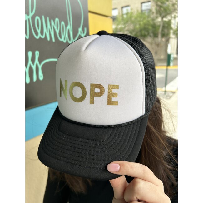 Arie B Designs Black/White/Gold NOPE M/L