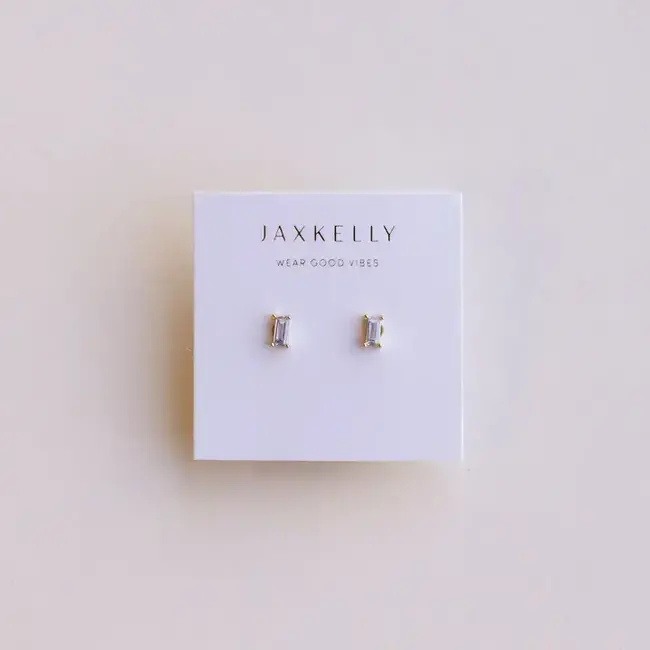 JaxKelly Earrings Baguette Lilac