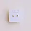 JaxKelly Double Stud Stack - White CZ