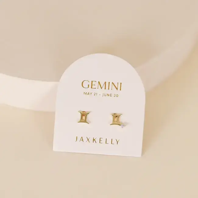 JaxKelly Zodiac Earrings - Gemini