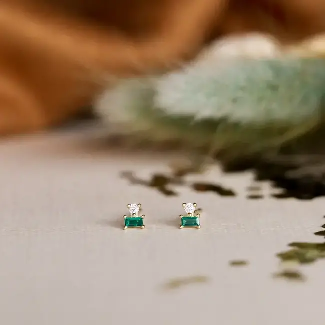 JaxKelly Double Stud Stack - Emerald