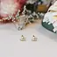 JaxKelly Double Stud Stack - White CZ