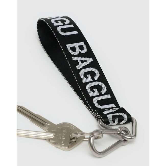 Baggu Logo Keychain - Black and White
